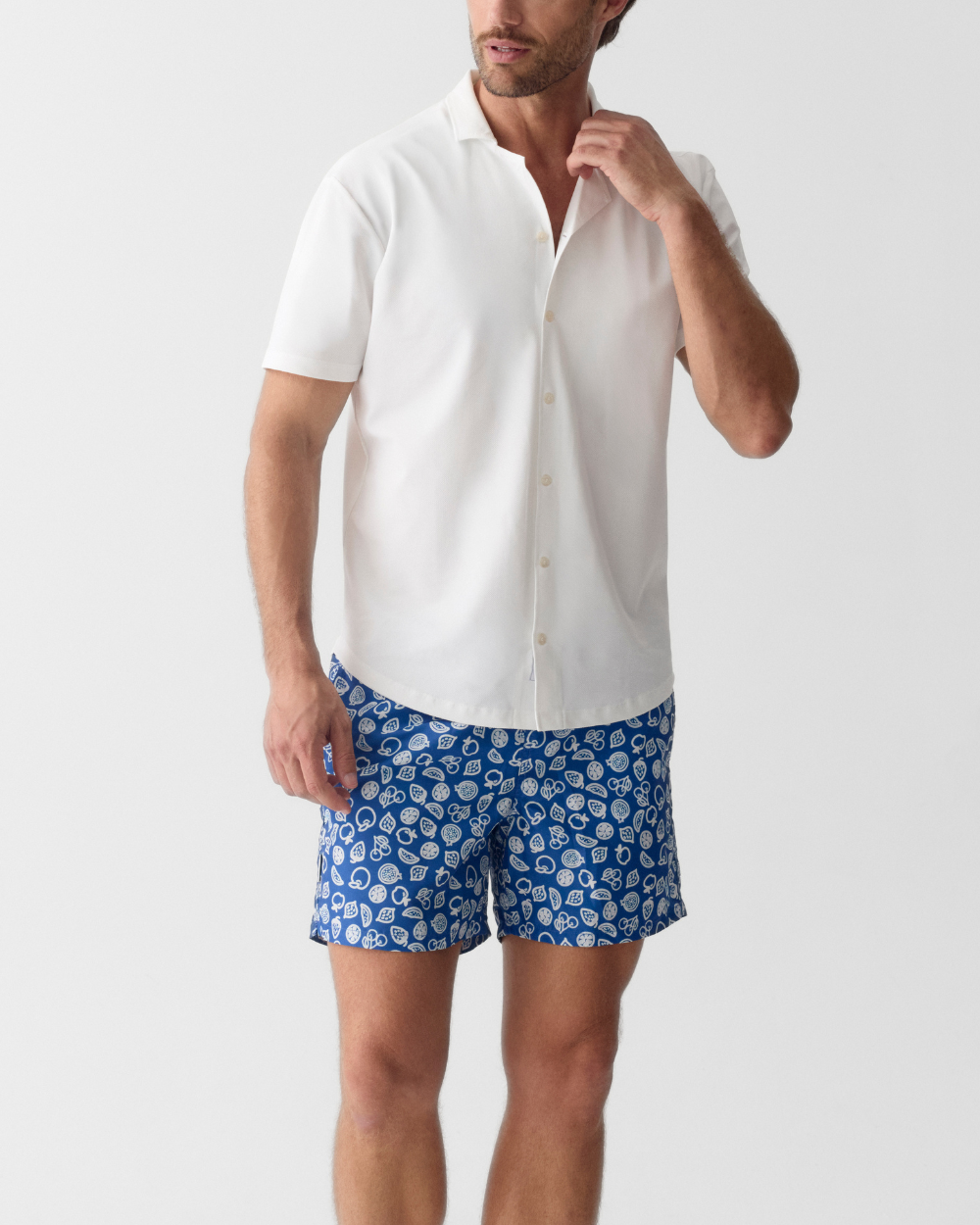 Men UV Swim Short Formentera Blue - Fruity
