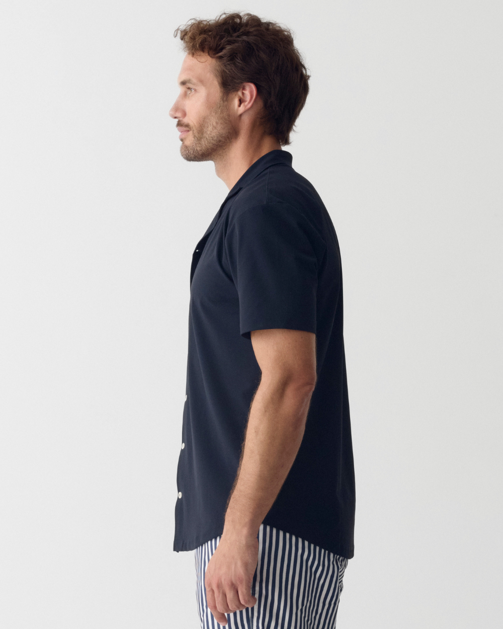 Men UV Camp Shirt Bond Navy