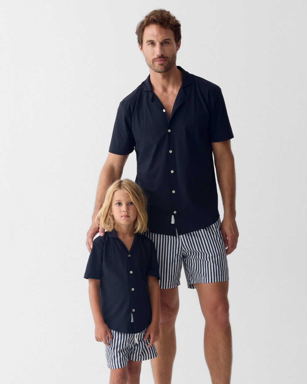 Men UV Camp Shirt Bond Navy