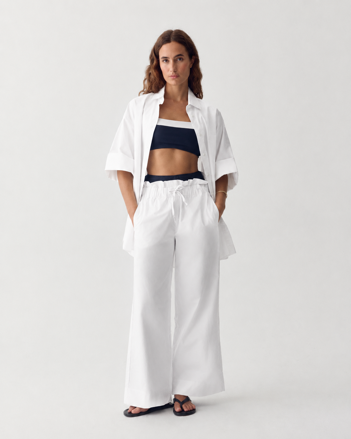 Women Resort Trousers Soleil Bright White