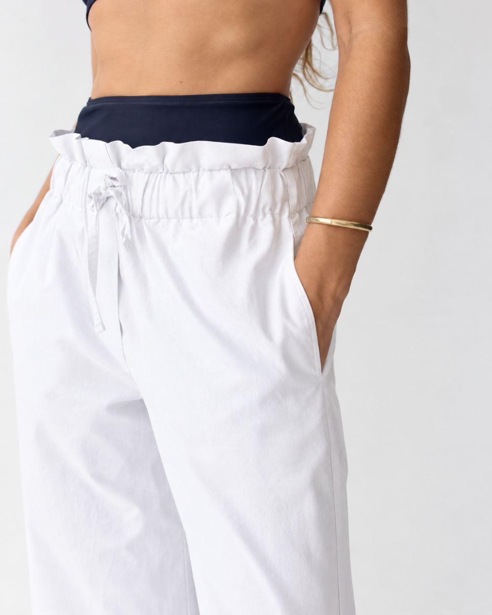 Women Resort Trousers Soleil Bright White