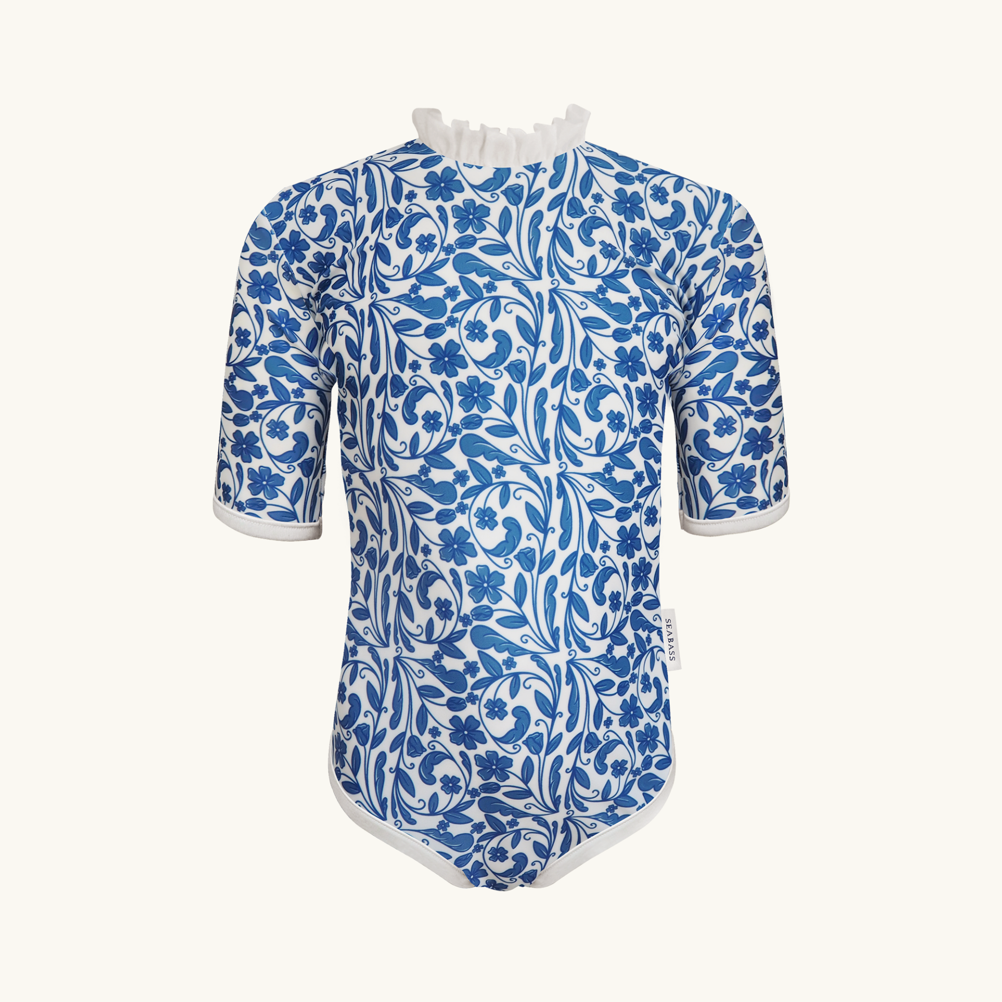 Girl UV Swimsuit Ruffle Positano