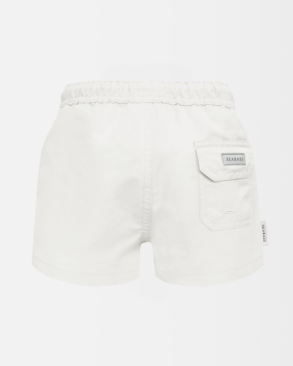 Men UV Swim Short Pearl White - solid