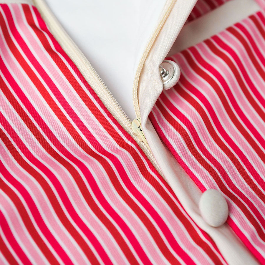 Girl UV Two-piece Swimsuit Coco St. Tropez - pink stripes