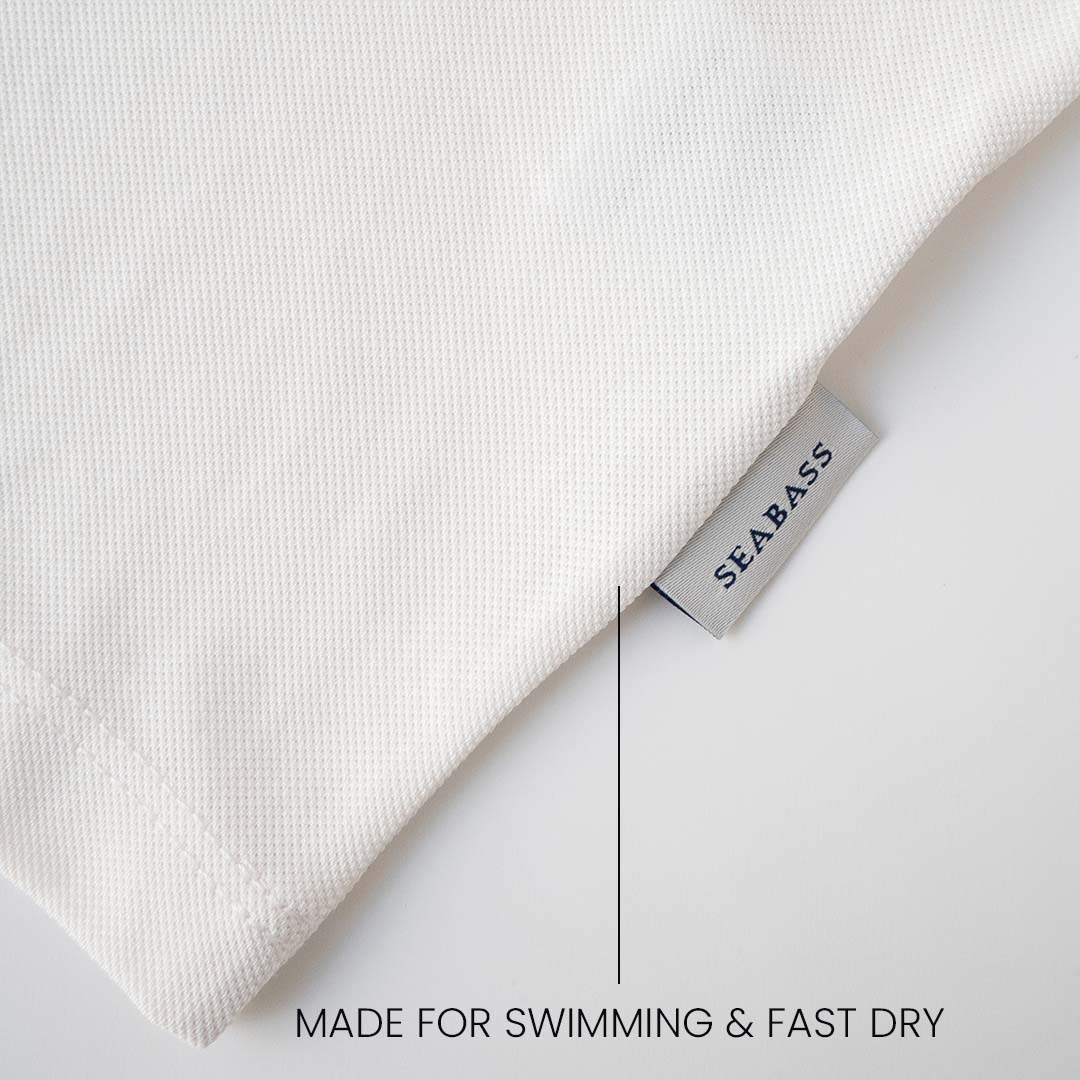 Kids UV Polo Shirt White