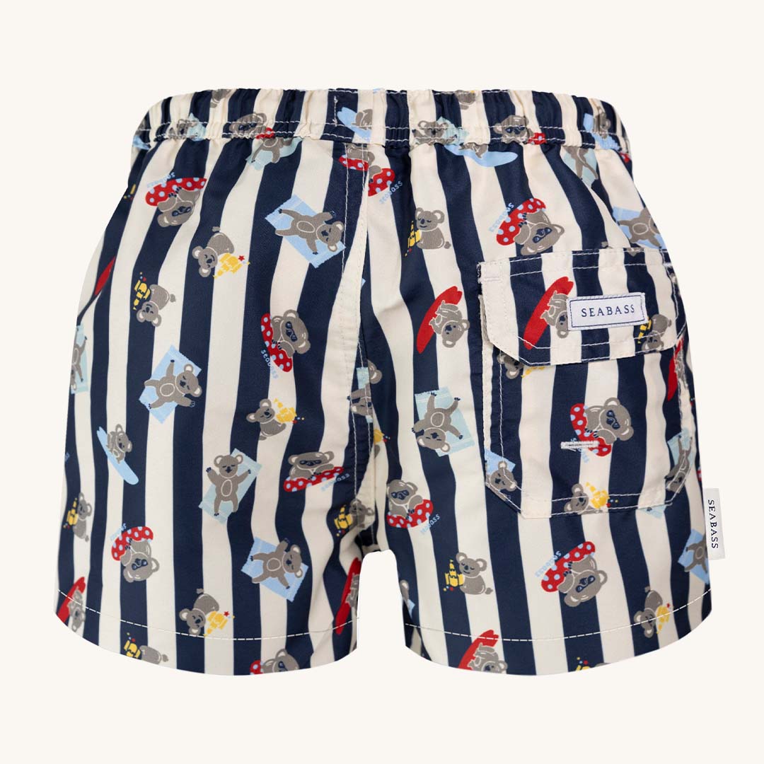 Men UV Swim Short Sydney - koala stripes