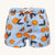 Boy UV Swim Short Corsica - orange blue gingham
