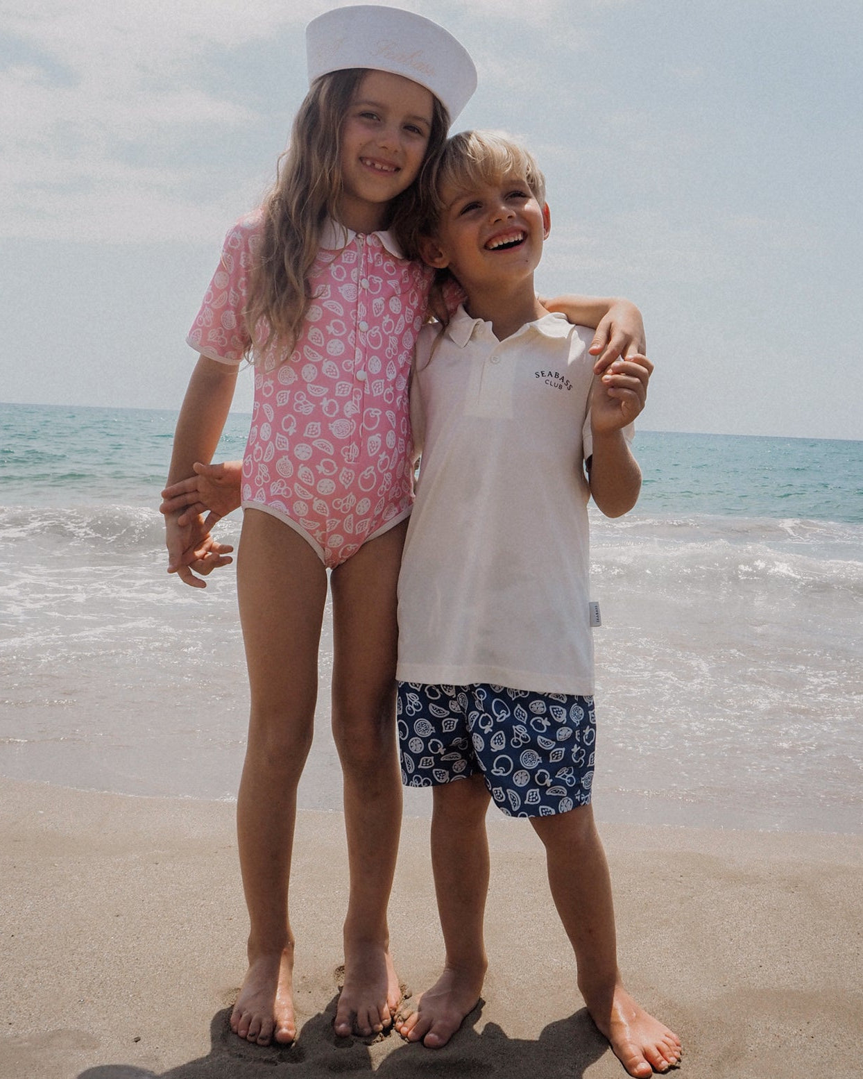 Girl UV Swimsuit Coco Formentera Pink