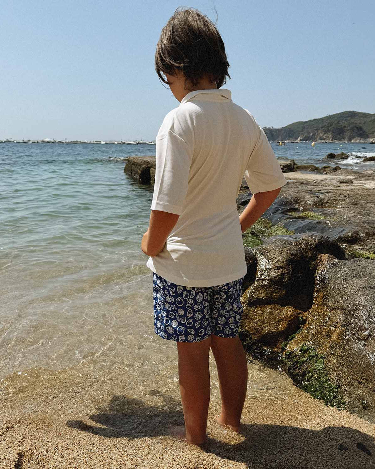 Boys UV Swim Short Formentera Blue - Fruity