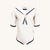 Girl UV Swimsuit Sailor Nice - white navy
