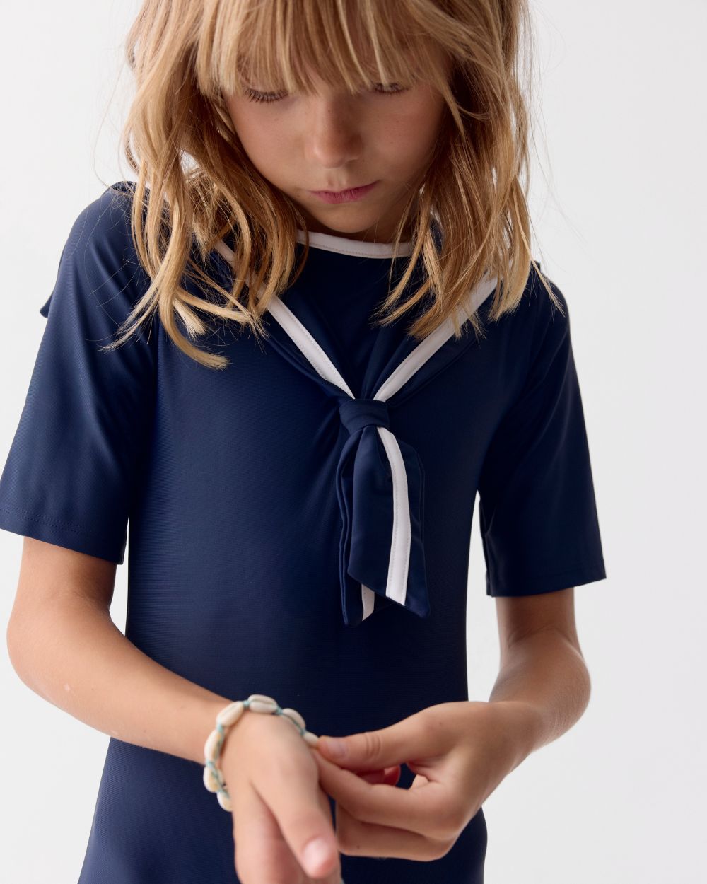 Girls UV Swimsuit Sailor Monaco