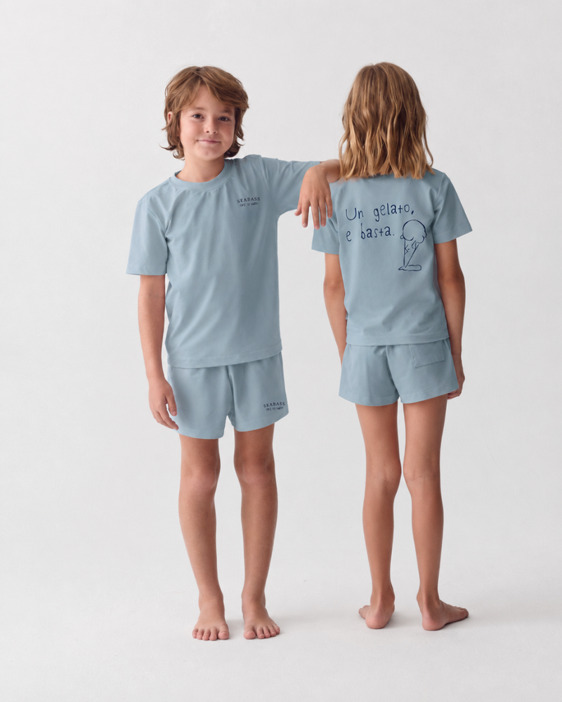 Kids UV T-Shirt Summer Flavours Forte dei Marmi Light Blue