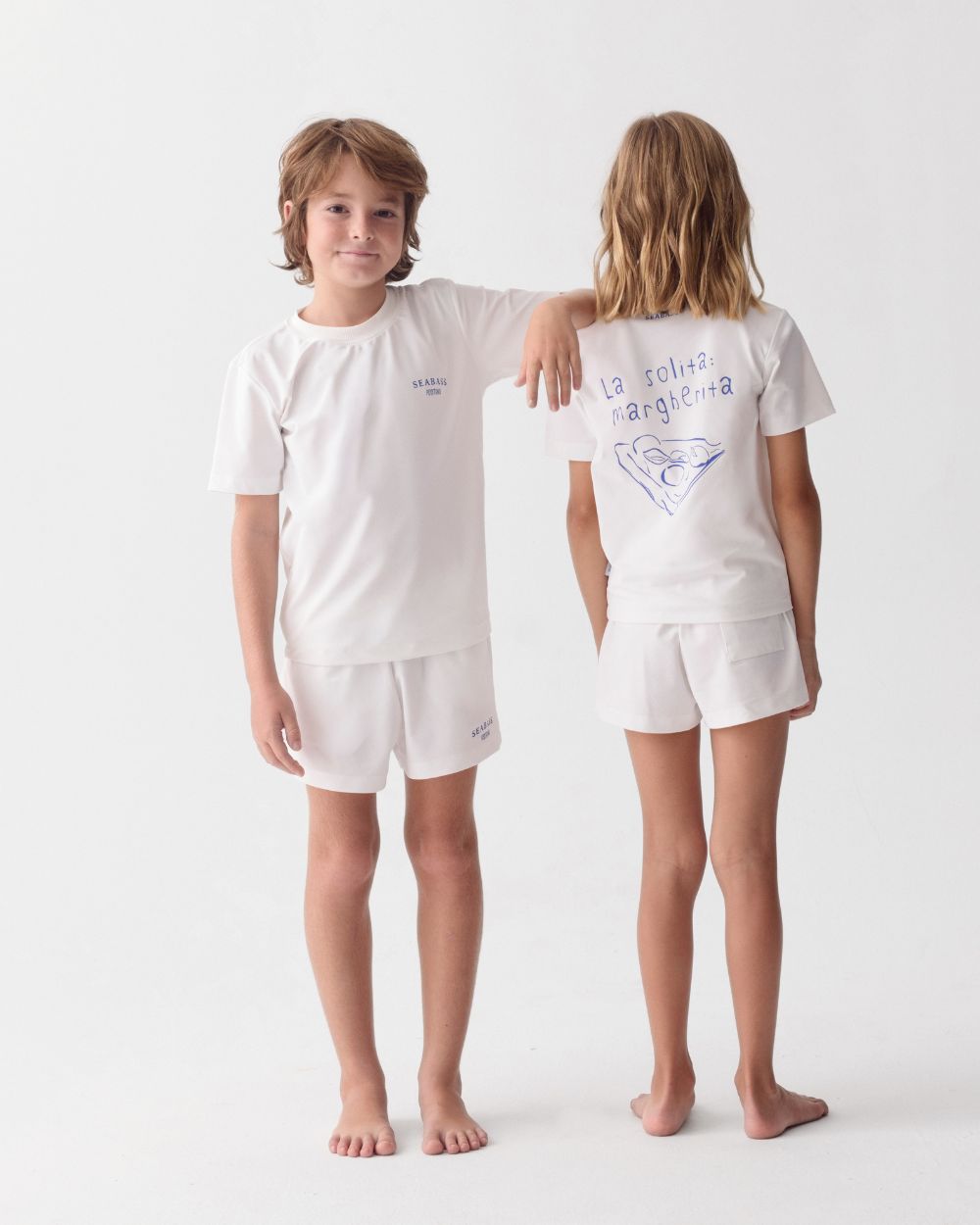 Kids UV T-Shirt Summer Flavours Positano White