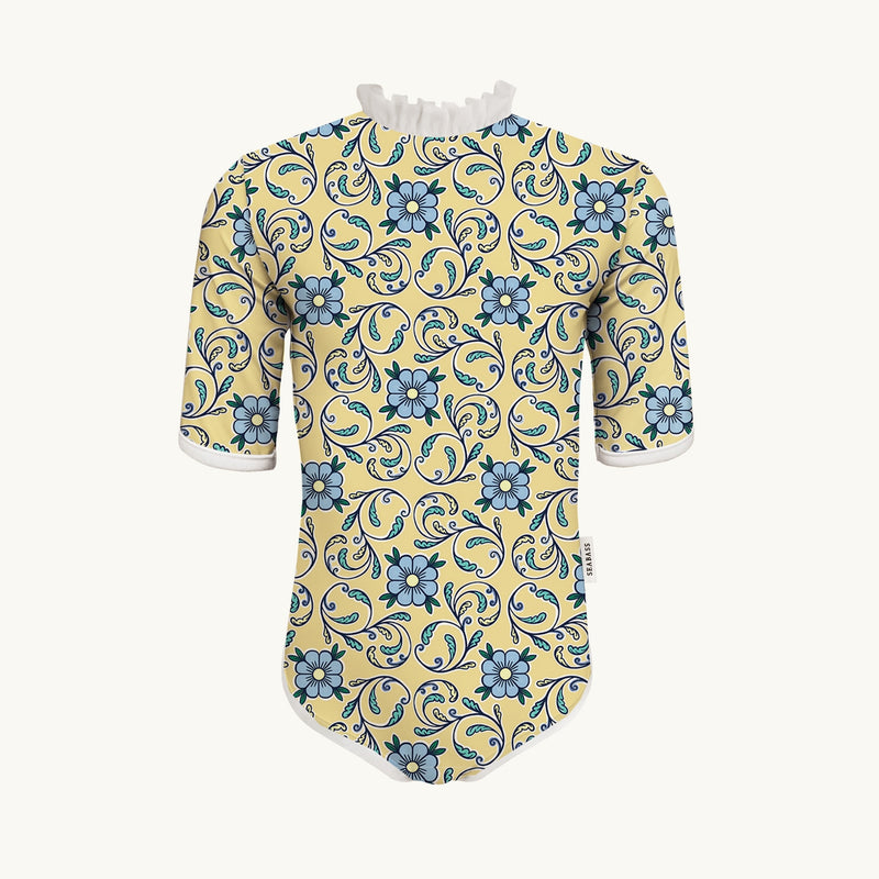 Girl UV Swimsuit Ruffle Taormina