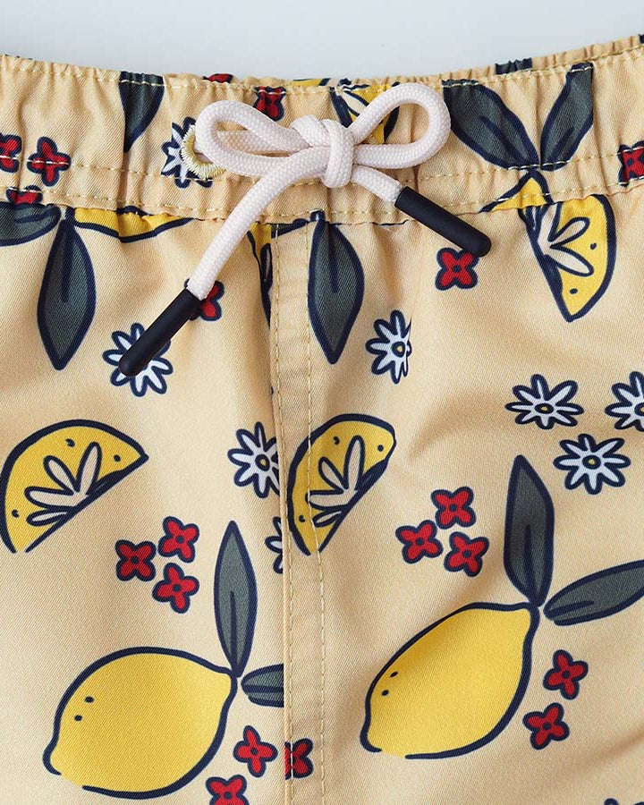 Boy UV Swim Short Amalfi - lemons
