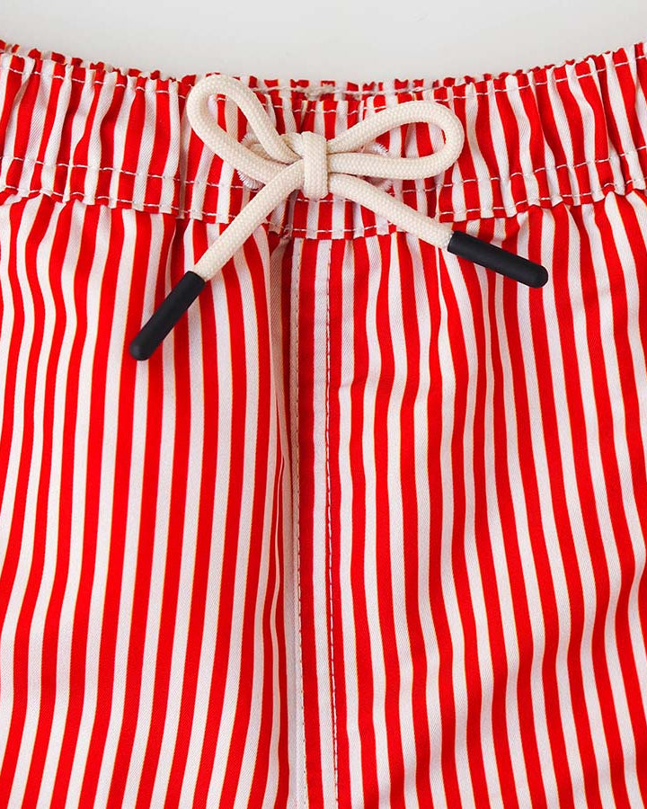 Boys UV Swim Short Venice - red stripes